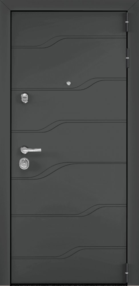 Товар Дверь Цербер 3К(Чёрный муар) Линкор Луна (Сменная панель) DIS006475