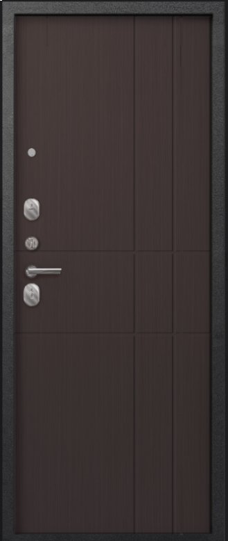 Товар Дверь A-02 черный сатин - лиственница тёмная DIS007329