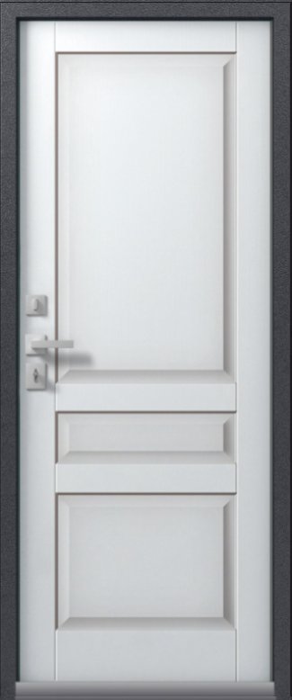 Товар Дверь Термо-2 Антрацит Муар - Кашемир Белый DIS007376