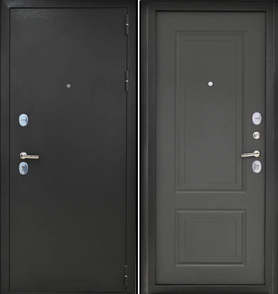 Дверьберг СТАЙЛ Т90 БУКЛЕ ЧЕРНЫЙ  ЯСЕНЬ ГРАФИТ DIS007281