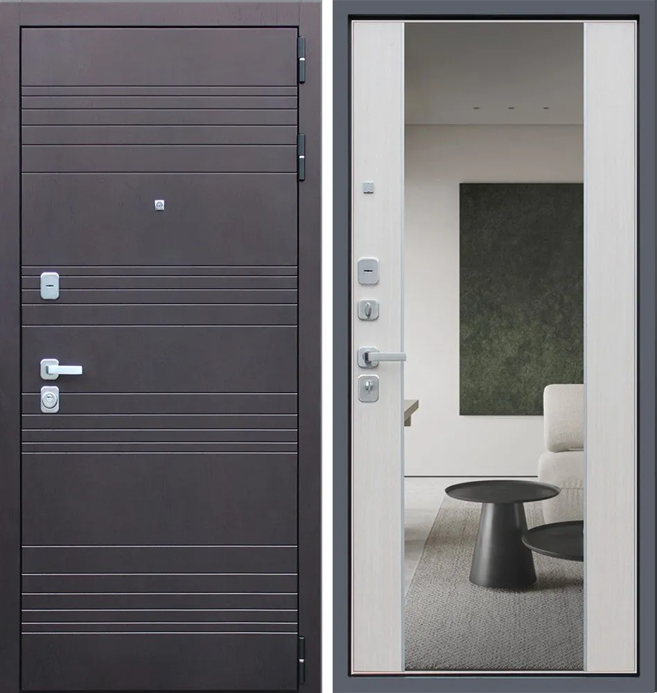 Фото Дверь Дуэт с зеркалом DIS006698